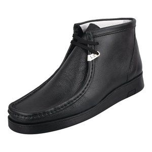 Humara Joe Black LEATHER DESERT CHUKKA CASUAL BOOTS